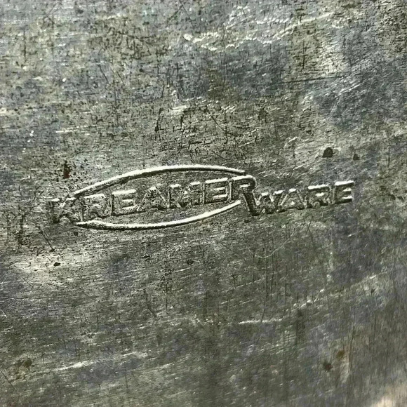 Vintage 1950's Kreamer Ware Metal Chrome Kitchen Canister Set Coffee Tea… - Picture 4 of 7